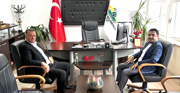 CHP Kıbrıs Birliği Başkan Yardımcısı Tuncer Kayabaşı’ndan Başkan Hamit Dereli’ye ziyaret