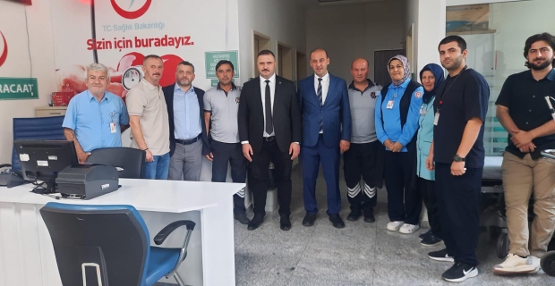 Çorum İl Sağlık Müdürü Prof. Dr. Sinan Zehir Kargı’da sağlık tesislerini inceledi