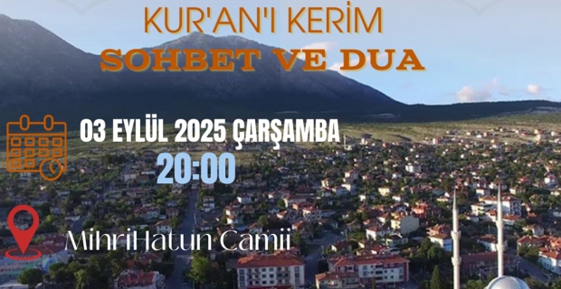 Kargı’da Mevlid Kandili programına davet