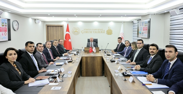 Çorum’da KÖYDES yatırımları masaya yatırıldı