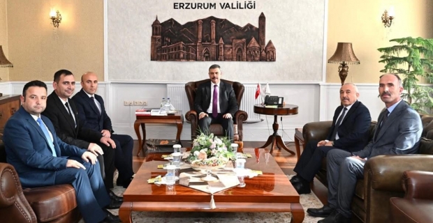 İlçe Millî Eğitim Müdürlerinden Vali Mustafa Çiftçi’ye vefa ziyareti