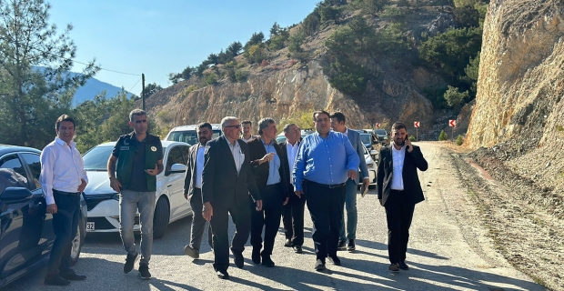 Kargı’da Boyabat Barajı Sahil Yolu yeniden düzenleniyor