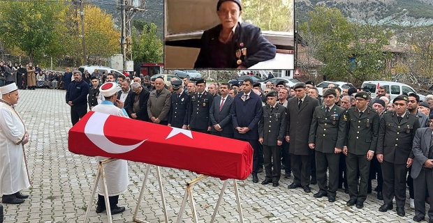 Çorum'un son Kore Gazisi Mehmet Doğan törenle son yolculuğuna uğurlandı