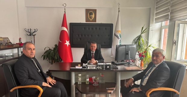 Gelecek Parti ilçe başkanlarından Başkan Hamit Dereli’ye ziyaret