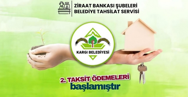 Kargı Belediyesi 2. Dönem Vergi ödemelerinin başladığını duyurdu