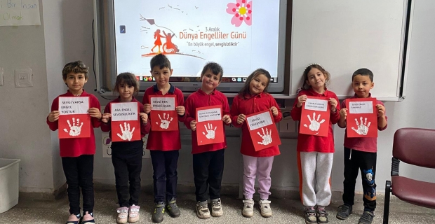 Hacıhamza Şehit Hasan Bahçevan İlkokulu’nda 3 Aralık Dünya Engelliler Günü etkinliği