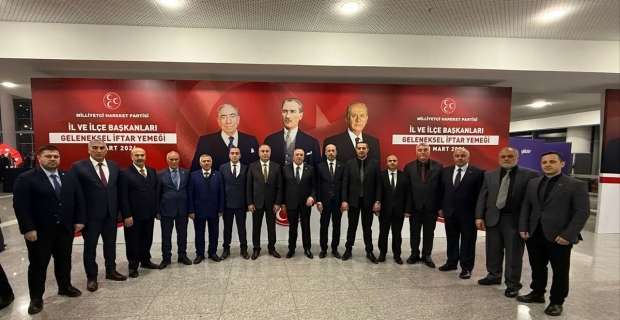 MHP İlçe Başkanı Çağlar, Genel Merkezin iftarına katıldı