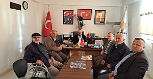 ÇESOB Başkanı Gür ve oda başkanlarından Adem Bülbül’e ziyaret