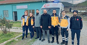 Hacıhamza’ya yeni ambulans tahsis edildi