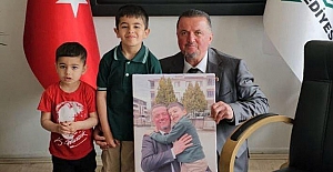 Başkan Dereli, makamını çocuklara emanet etti