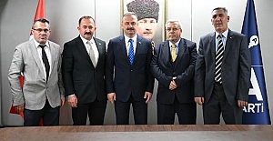 A Parti Kargı İlçe Teşkilatı'ndan Genel Başkan Ağıralioğlu'na ziyaret