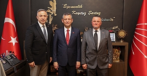 CHP Çorum Milletvekili Tahtasız ve Başkan Dereli'den CHP Genel Başkanı Özel'e ziyaret