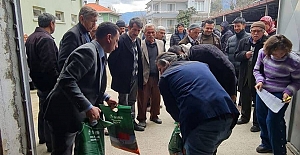 Kargı’da hak sahibi çiftçilere yonca tohumu dağıtıldı