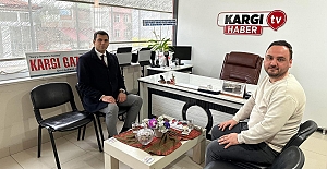 Kaymakam Akman'dan Kargı Gazetesi'ne ziyaret
