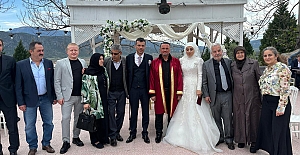 Başkan Dereli nikâh kıydı