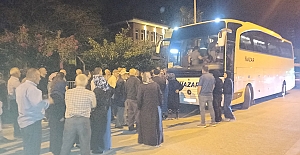 Kargı'da Hacı Adayları Dualarla Kutsal Yola Çıktı