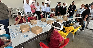 Kargı’da uzaya sanal yolculuk! Öğrenciler Planetaryum ve VR ile geleceği keşfetti