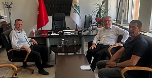 Mehmet Şen’den Başkan Dereli’ye nezaket ziyareti