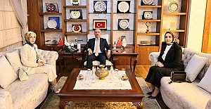 Görev yeri değişen hakim ve savcıdan Vali Ali Çalgan’a ziyaret