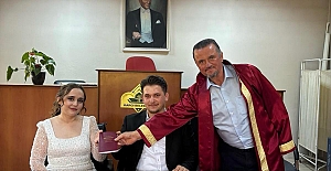 Hazal & Buğra Atak çiftinin nikâhını Başkan Dereli kıydı