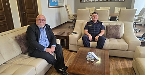 Hacı Odabaş’tan İl Jandarma Komutanı Kubilay Ayvaz’a hayırlı olsun ziyareti
