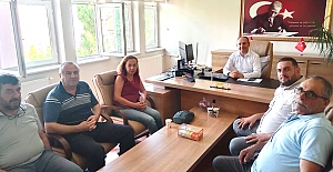 Vergi Dairesi Müdürlüğüne ilk ziyaret AK Parti Kargı İlçe Teşkilatından