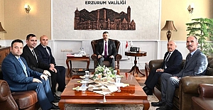 İlçe Millî Eğitim Müdürlerinden Vali Mustafa Çiftçi’ye vefa ziyareti
