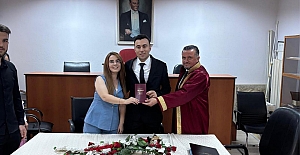 Aynur ve Mustafa Can Cunedioğlu çiftinin nikahını Başkan Dereli kıydı