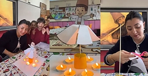 Mevlana Haftası’nda öğrencilerden dikkat çeken deney