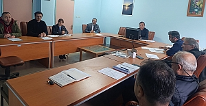 Okul müdürleriyle değerlendirme toplantısı yapıldı