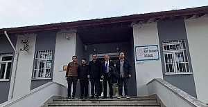 Yeni Okul Müdürüne hayırlı olsun ziyaretinde bulundular