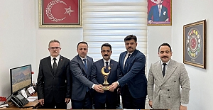 Ülkü Ocakları Başkanlarından Orhan Tosik’e hayırlı olsun ziyareti