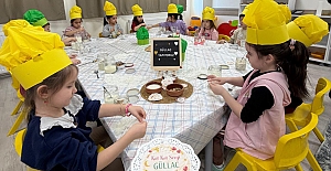 Kargı’da minikler güllaç yapmayı öğrendi