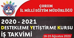 Destekleme ve yetiştirme kursu açılıyor