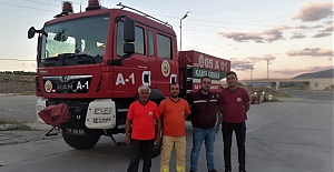 Kargı Orman işletme İzmir'de ki yangına yetişti