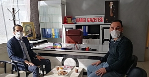 Kaymakam Uyar’dan Kargı Gazetesi’ne ziyaret