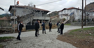 Korkutan deprem sonrası köylerde inceleme