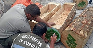 Yaban hayvanları için 38 su oluğu yapıldı