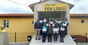 Fen Lisesi öğrencilerine ‘Kalite Etiketi Sertifikası’ verildi