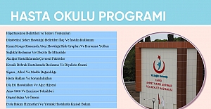 ‘Hasta Okulu’ projesi devam ediyor