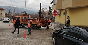 Çalınan tabelaların yerine yenileri dikildi