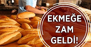 Ekmeğe zam yapıldı