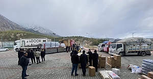 Kargı’dan depremzedelere 7 kamyon yardım malzemesi gönderildi