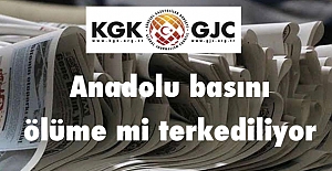 KGK: Anadolu gazeteleri birer birer kapanıyor. BİK acilen önlem almalı