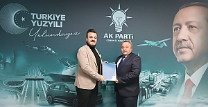 Cahit Arpa, Kargı Belediye Başkanlığı için aday adaylığı başvurusu yaptı