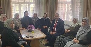 AK Parti Belediye Başkan Adayı Cahit Arpa, şehit ailelerini ziyaret etti