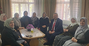 AK Parti Belediye Başkan Adayı Cahit Arpa, şehit ailelerini ziyaret etti