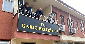 Kargı Belediyesi tabelasını yeniledi: T.C. ibaresi eklendi