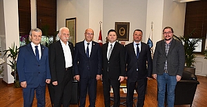Başkan Hamit Dereli, Kadıköy Belediye Başkanı Mesut Kösedağı’yı ziyaret etti