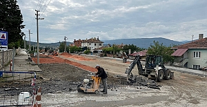 Eski hükümet caddesi yolunun yapımına başlandı